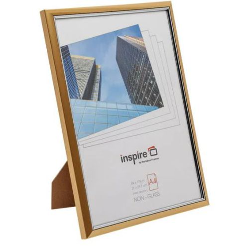 Hampton Easyloader Certificate Photo Frame A4 Plexi Gold EASA4GLD PHT80956 Buy online at Office 5Star or contact us Tel 01594 810081 for assistance