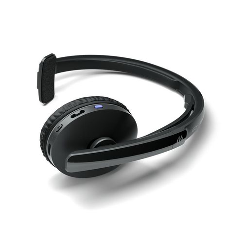 This Sennheiser headset is Microsoft Teams certified and UC optimised for maximum performance with wireless connectivity and all day comfort. The sleek design features a boom arm which folds away discreetly when not in use, with a noise-cancelling microphone to filter out ambient background noise. Ideal for switching between multiple audio devices from the office, working on-the-go, or telecommuting, the Sennheiser Epos Adapt 230 can connect via Bluetooth to two devices at the same time and switch seamlessly between the phone and computer.