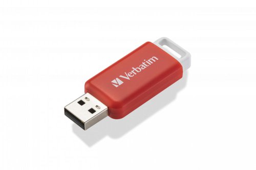 V Databar USB 2.0 Drive Red 16GB 49453