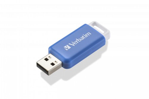 V Databar USB 2.0 Drive Blue 64GB 49455