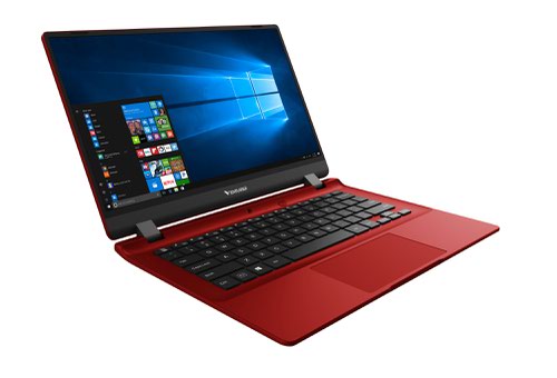 Venturer Europa 14 Plus 14 Inch Notebook 64GB Windows 10 S Red Notebook PCs 8VECN6814C44DR