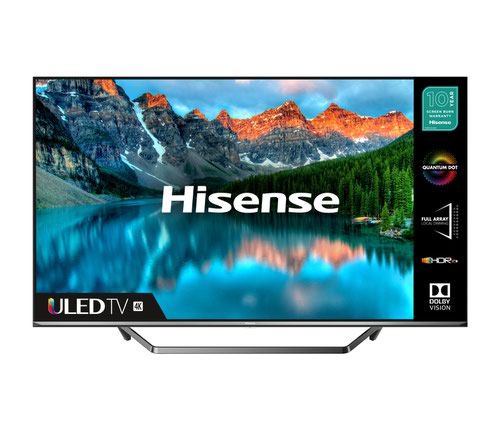 Hisense U7QF 50 Inch 3840 x 2160 4K Ultra HD Resolution 120Hz Refresh Rate 2x USB 2.0 Ports 4x HDMI Ports Black Silver Smart TV