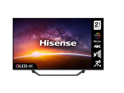 Hisense A7G 43 Inch 3840 x 2160 4K Ultra HD Resolution 60Hz Refresh Rate 1x USB 2.0 Port 3x HDMI Ports Grey Smart TV