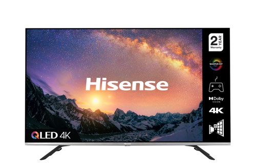 Hisense E76 65 Inch 3840 x 2160 4K Ultra HD Resolution 60Hz Refresh Rate 1x USB 2.0 Port 3x HDMI Ports Grey QLED Smart TV