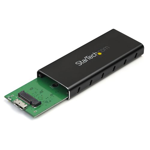 StarTech.com M.2 SSD Enclosure USB 3.1 cw USB C Cable Drive Enclosures 8STSM21BMU31C3