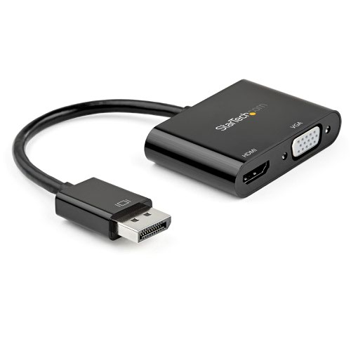 StarTech.com Adapter DisplayPort to HDMI VGA AV Cables 8STDP2VGAHD20