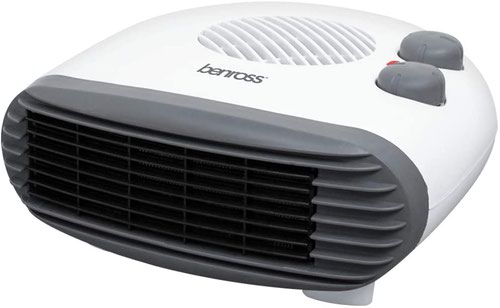 Benross Horizontal Lightweight Fan Heater 2KW with 3 Heat Settings - 0110006