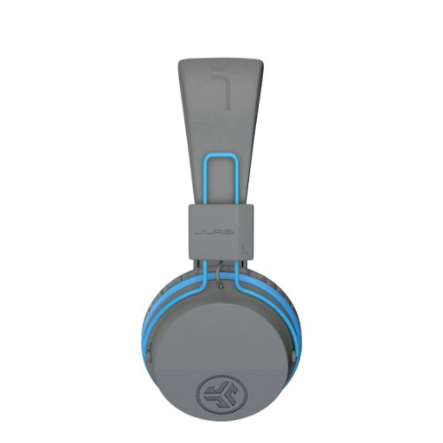 JLab Audio JBuddies Studio Kids Grey and Blue Bluetooth Wireless Headphones