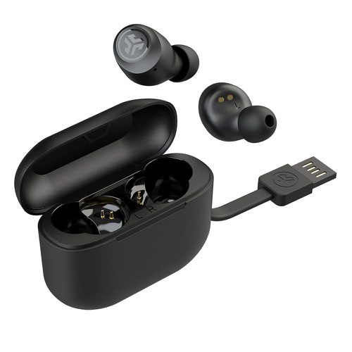 JLab Audio GO Air POP True Wireless Bluetooth Stereo Headset Ear Buds Black Headphones 8JL10351492
