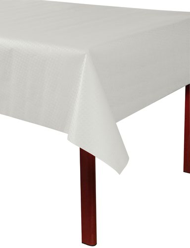 Exacompta Roller Tablecloth Embossed Paper 20m Cut To Size White R912001I ExaClair Limited
