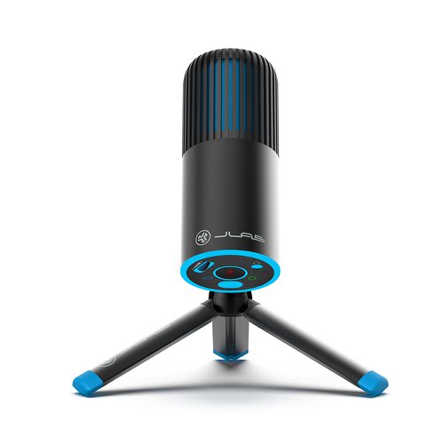 JLab Audio Talk GO USB Wired Microphone Black Blue