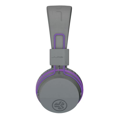 JLab Audio JBuddies Kids Wireless Headphones Grey Purple  8JL10332526