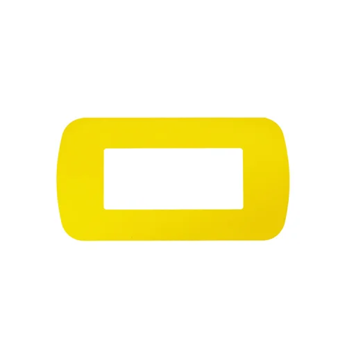 Frames4Floors PVC Floor Label Holders For Warehouse DL (210mmx99mm) Yellow (Pack 10) - FFDLY/10
