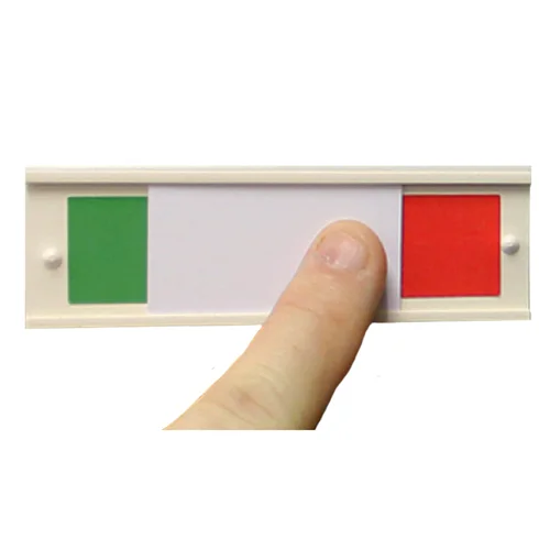 Beaverswood Self-Adhesive Two-colour Stock Identity Slider (Pack 100) - SISA/100