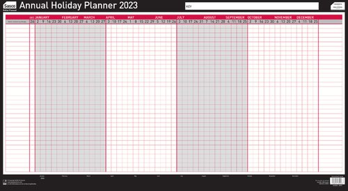 Sasco Year Planner 2023 Unmounted 2410191D