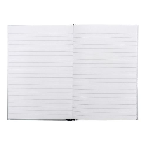 Pukka Pad Silver A5 Casebound Hardboard Cover Notebook Ruled 192 Pages 154339 Buy online at Office 5Star or contact us Tel 01594 810081 for assistance