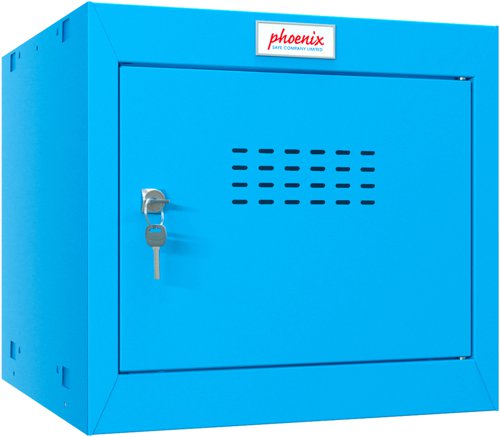 Phoenix CL Series Size 1 Cube Locker in Blue with Key Lock CL0344BBK