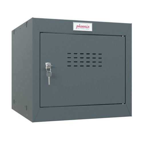 Phoenix CL Series Size 1 Cube Locker in Antracite Grey with Key Lock CL0344AAK