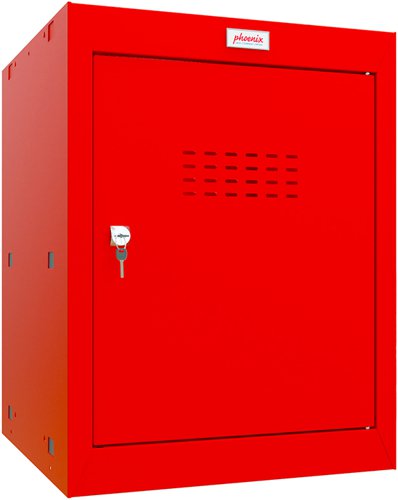Phoenix CL Series Size 2 Cube Locker in Red with Key Lock CL0544RRK