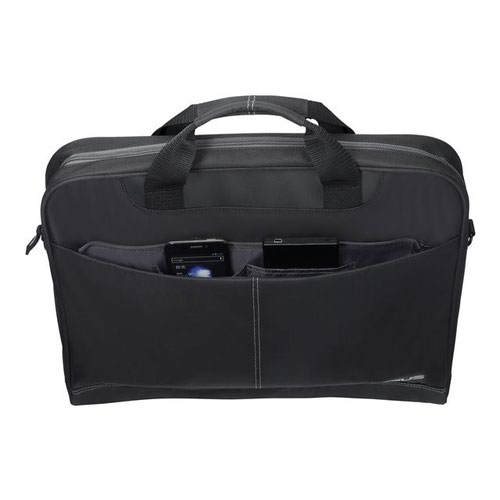 ASUS Nereus 16 Inch Polyester Notebook Black Briefcase with Adjustable and Removable Strap
