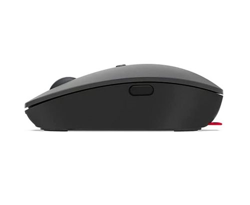 Lenovo Go Ambidextrous RF Wireless Plus Bluetooth Optical 2400 DPI Multi Device Mouse Grey