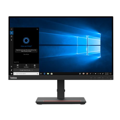 8LEN62C6KAT1 | ThinkVision S22e-20 the 21.5-inch, FHD resolution, VA panel display gives users the fine detail they need while working out the small print on long contracts or inputting data for long periods. With 3-side NearEdgeless design, more of the monitor is dedicated to the screen with bulky bezels trimmed down to the minimum, allowing you to create a cleaner experience. With HDMI 1.4 or VGA options, you can choose how to connect PCs, laptops. And with Audio Out, your staff can plug in headphones while dropping movies into PowerPoint presentations without disturbing teammates. Getting the right tools for staff also means managing their comfort and well-being. That’s why S22e-20 has TÜV Rheinland Low Blue Light certification, meaning it cuts down harmful blue wavelengths that can lead to eye fatigue. And with an ENERGY STAR rating of 8.0, you can be sure it’s also working hard for your energy efficiency.