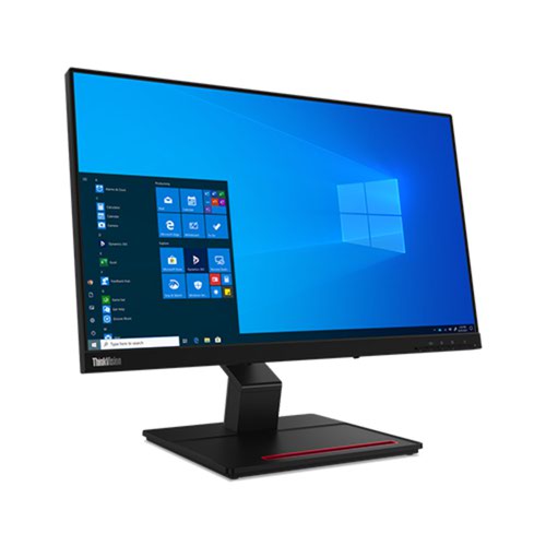 Lenovo ThinkVision T24t20 23.8 Inch 1920 x 1080 Pixels Full HD Resolution 4ms Response Time 60Hz Refresh Rate Touchscreen HDMI LED Monitor
