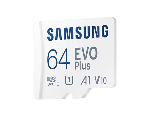 Samsung EVO Plus 64GB V30 A1 UHSI Class 10 MicroSDXC Memory Card and Adapter Samsung