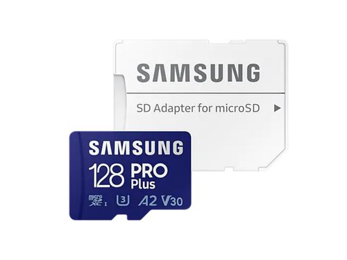 Samsung PRO Plus 128GB V30 A2 Class 10 Micro SDXC AD Memory Card and Adapter Samsung