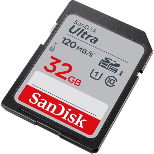 SanDisk Ultra 32GB Class 10 UHS I SDHC Memory Card