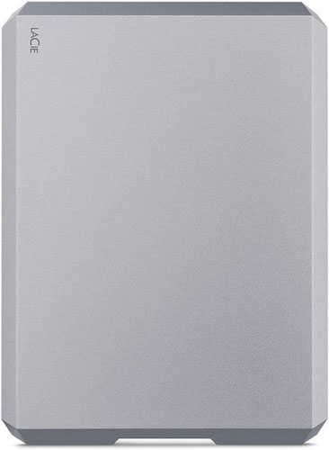 LaCie 500GB USB C Aluminium Grey External Solid State Drive Solid State Drives 8LASTHM5004