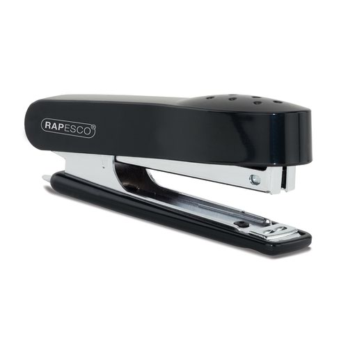 Handy and practical, the Rapesco No. 10 Mini is a top loading stapler that’s supplied with 1000 x 10/4mm staples. Featuring a built-in metal staple remover and staple supply indicator, it has a capacity of 12 sheets (80gsm) and is also backed by a 3 year Guarantee.