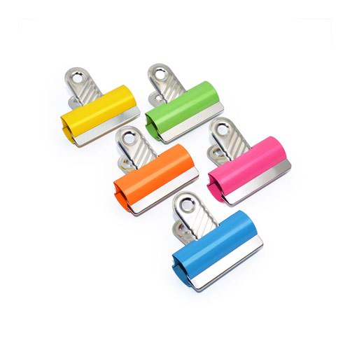 Rapesco Coloured Letter Clips 30mm - Assorted Colours (Pack 10)