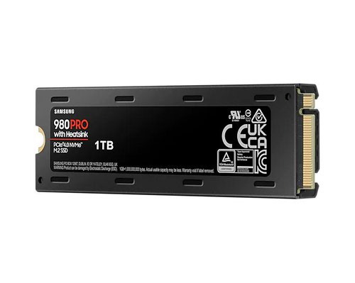 Samsung MZ V8P2T0 1TB 980 Pro PCIe 4.0 V NAND MLC NVMe Internal Solid State Drive with Heatsink Solid State Drives 8SAMZV8P1T0CW