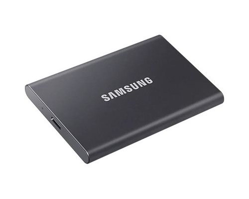 Samsung T7 500GB USB3.2C Portable External Solid State Drive Titan Grey Solid State Drives 8SAMUPC500TWW