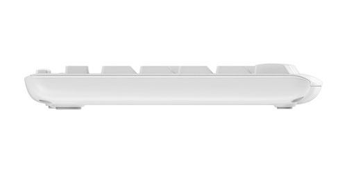 Logitech MK295 Silent Full Size Straight QWERTY UK International Wireless Keyboard and Ambidextrous Buttons Mouse Off White