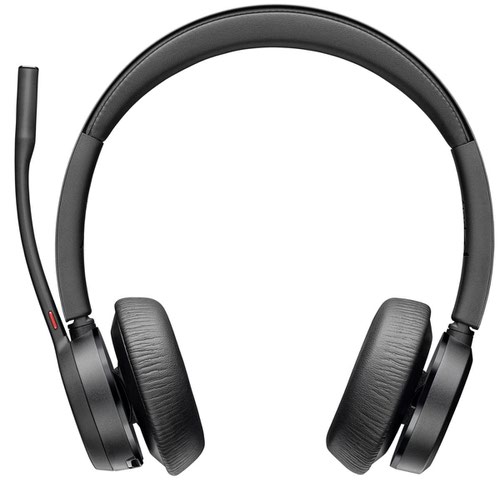 HP Poly Voyager 4320 UC USB-A Wireless Headset and Bluetooth BT700 Dongle Headsets & Microphones 8PO76U49AA