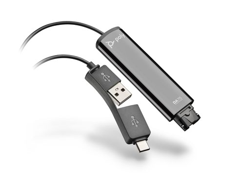 HP Poly DA75 USB to Quick Disconnect Adapter