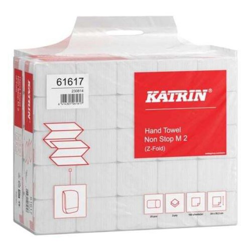Katrin Classic Hand Towel Non Stop M2 Pack x25pcs (Pack of 4000) 61617