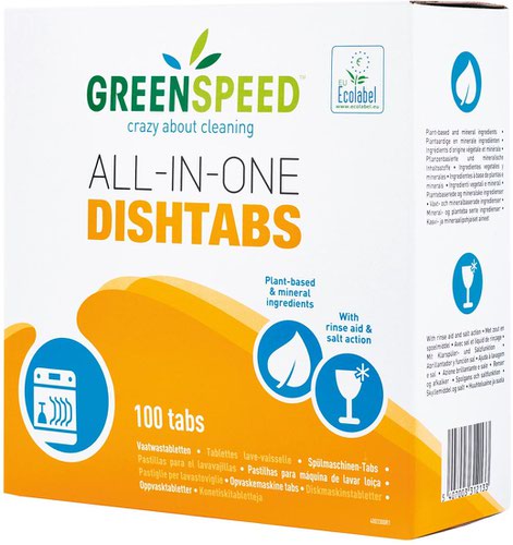 Greenspeed Dishwasher Tabs All-in-One 1.8kg (Pack of 100) 4003300EACH