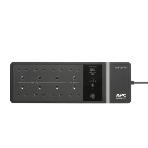 APC Back UPS BE850G2 AC 230 V 520 Watts 850 VA 8 Output Connectors 8APBE850G2 Buy online at Office 5Star or contact us Tel 01594 810081 for assistance