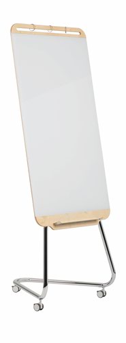Bi-Office Archyi Douro Mobile Glass and Birch Easel 700x1850mm - GEA5253173 55756BS Buy online at Office 5Star or contact us Tel 01594 810081 for assistance
