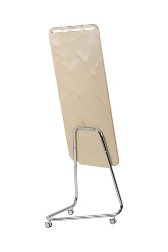 55756BS - Bi-Office Archyi Douro Mobile Glass and Birch Easel 700x1850mm - GEA5253173