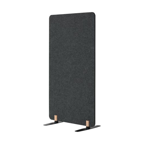 Bi-Office Archyi Sculpo 800 x 1400mm Free Standing Panel Dark Grey