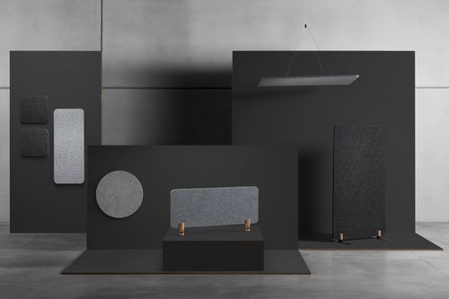 Bi-Office Archyi Sculpo (900 x 600mm) Wall Panel Rectangle Dark Grey - SPD030202372