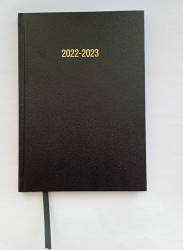 ValueX Academic A5 Week To View Diary 2022/2023 Black