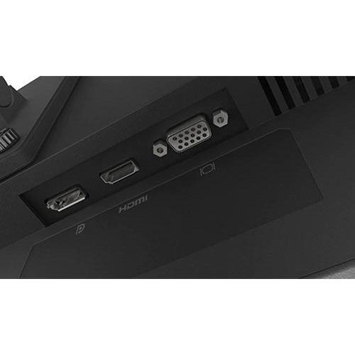 8LE62B8MAT3 | The ThinkVision E22-28 is a user-oriented device, designed with modern workforce requirements in mind. Boost productivity with this 21.5-inch Full-HD display with a 4 ms response time in extreme mode that delivers clear and accurate visuals, no matter the task. The ports on offer—HDMI, DP, and VGA—allow for versatile connectivity. Most of all, its ergonomically designed stand allows for complete customisation in terms of lift, tilt, pivot, and swivel which not only optimises office space, but also ensures you experience minimal fatigue while on the job.