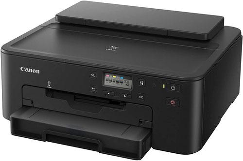 The Canon PIXMA TS705a is a compact and efficient printer boasting a host of features at an affordable price. Seamless wireless connectivity allows you to print documents and photos directly from smart devices or through the Ethernet connection. Additionally, the PIXMA TS705a offers an Auto Power function for efficiency and economy; and the Management Information Base makes it easier than ever to remotely keep track of usage statistics. Compatible with a host of Canon multimedia papers, the PIXMA TS705a is ideal for use at home or in the office.