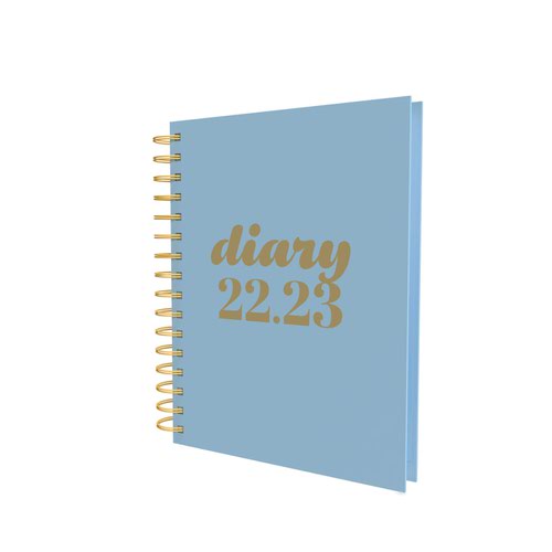 Collins Scandi Mid-Year Diary 2022-2023 A5 Day to Page Blue 818069