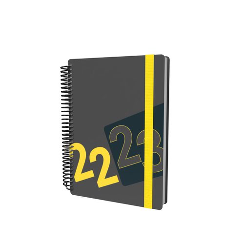 Collins Delta Mid-Year Diary 2022-2023 A5 Week to View Yellow 817984